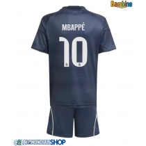 Maglie da calcio Real Madrid Kylian Mbappe #10 Seconda Maglia Bambino 2025-26 Manica Corta + Pantaloni corti)
